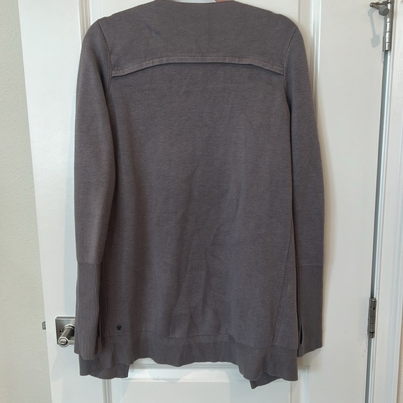 LULULEMON Knit Open Cardi Dusty Purple Duster - Picture 5 of 8